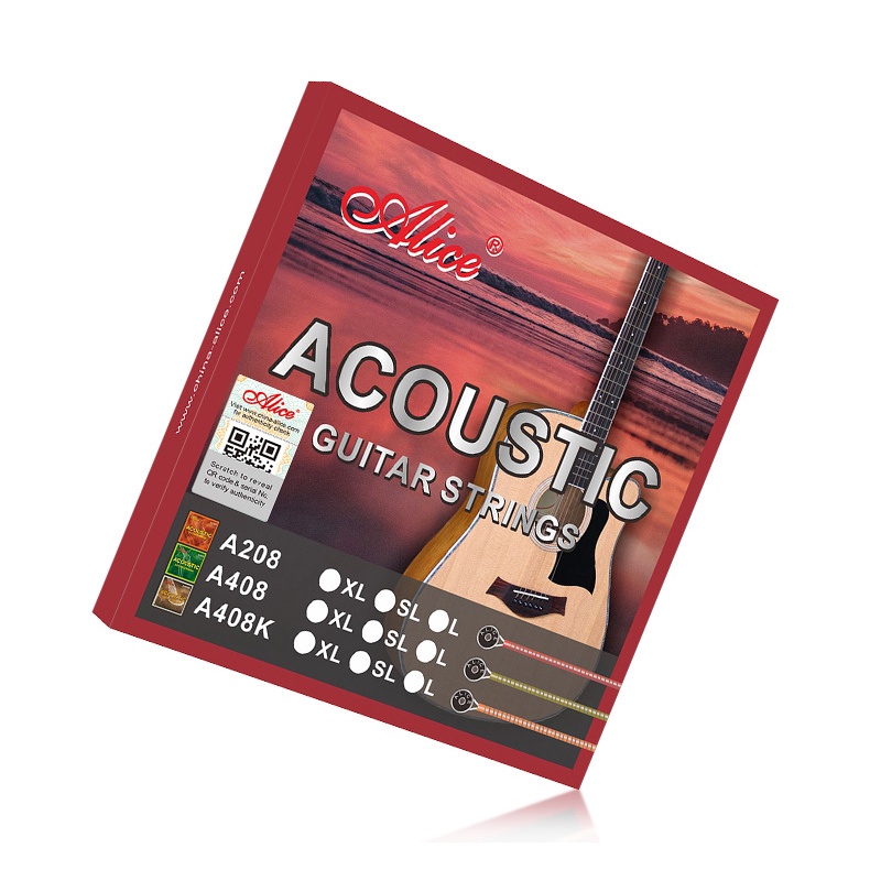 Dây Đàn Guitar Acoustic Alice A408 I Chính Hãng Alice