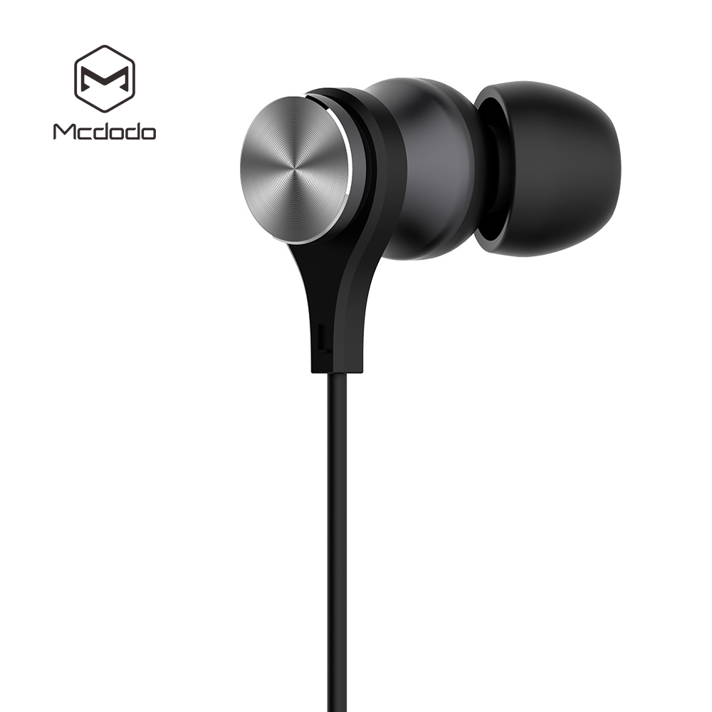 Houbly Mcdodo HP-395 1.2m In-Ear Subwoofer with Remote and Mic Wired Earphones for Cellphones