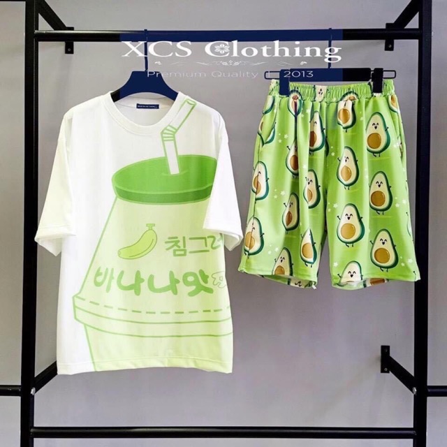 Set đùi cotton mẫu trà sữa