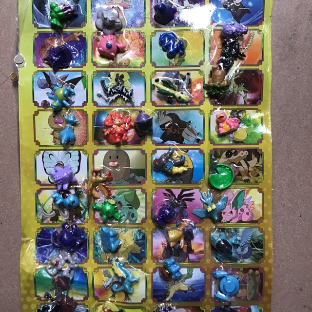 Vĩ đồ chơi thú Po nhựa nhỏ