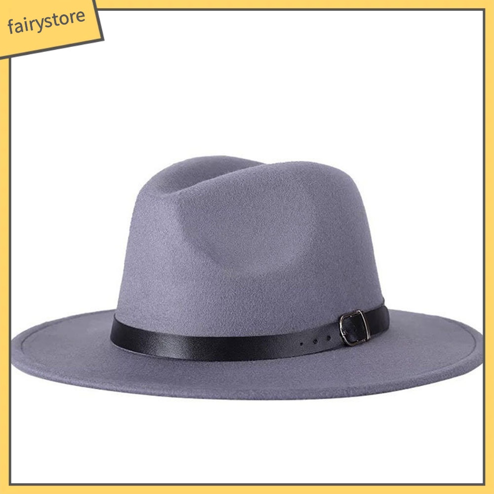 Mũ Phớt Rộng Vành Phong Cách Vintage Cho Nam Và Nữ