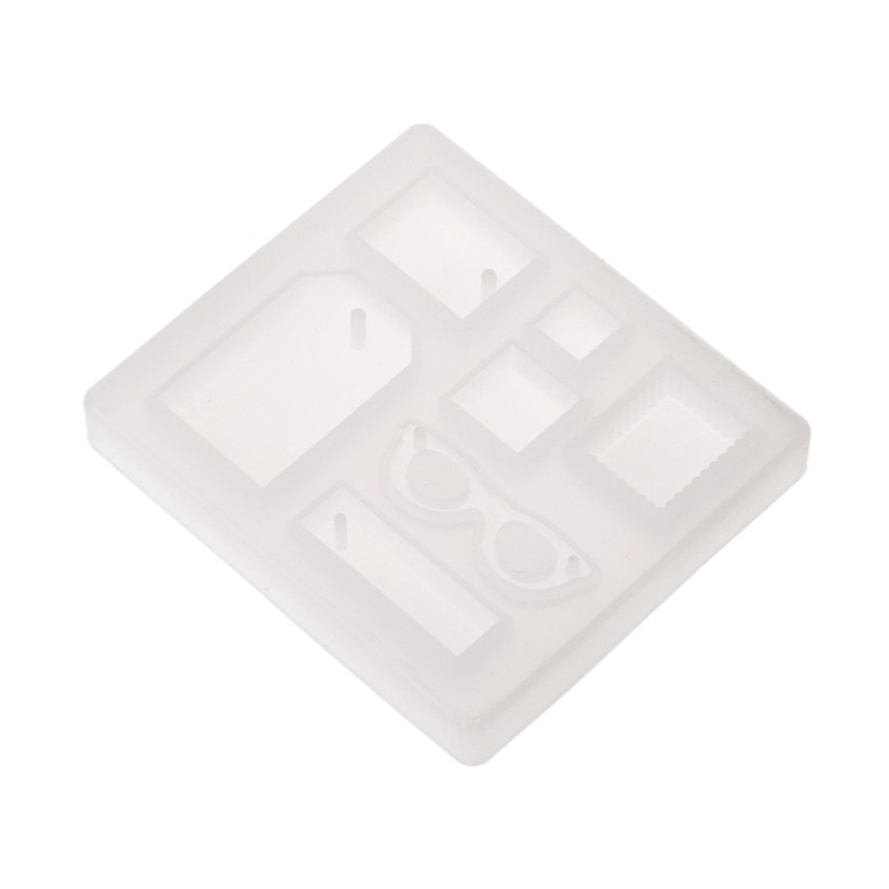 Khuôn Silicon Làm Mặt Dây Chuyền Thủ Công Hình Bánh Ngọt Xinh Xắn Tiện Dụng