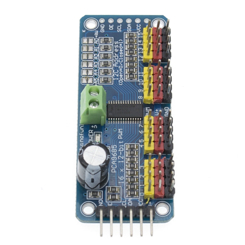 Mô đun giao tiếp 16 kênh 12-bit Pwm/ Servo Pca9685 dành cho Raspberry Pi