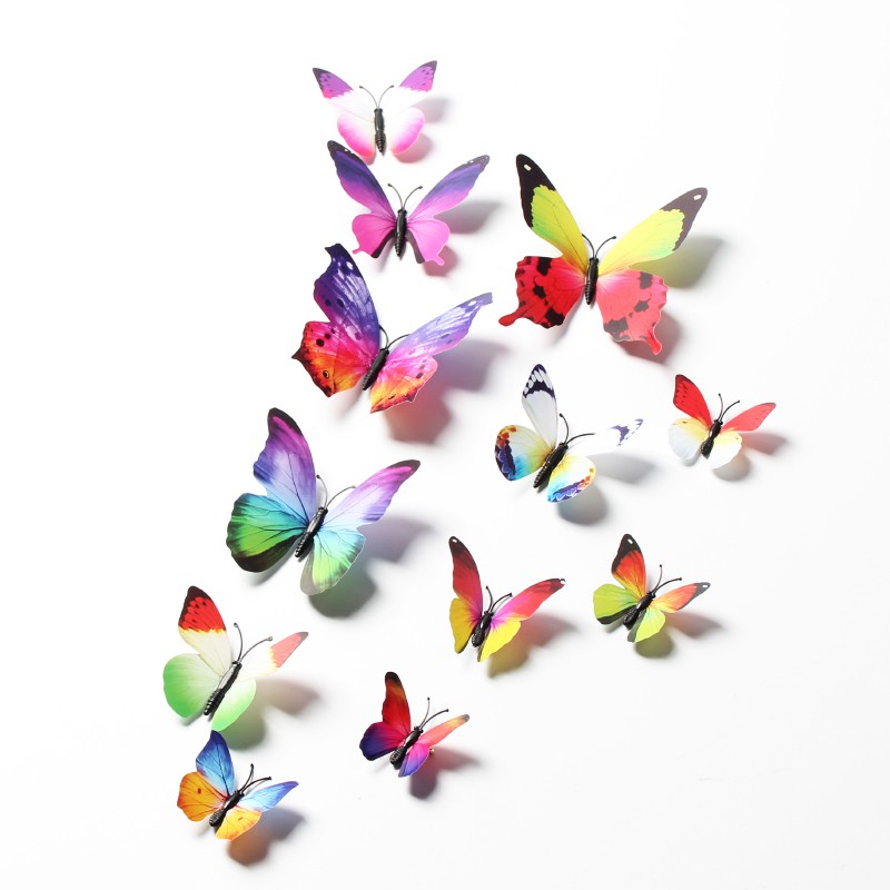 Phụ kiện bươm bướm nhiều màu sắc dùng trang trí làm bối cảnh chụp hình đa năng tiện dụng