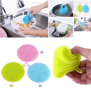 Set 3 miếng rửa bát silicon