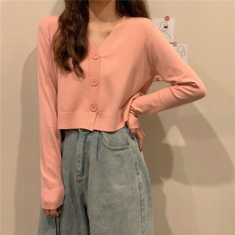 Áo Len Cardigan 4 màu hàng Quảng Châu Cao Cấp