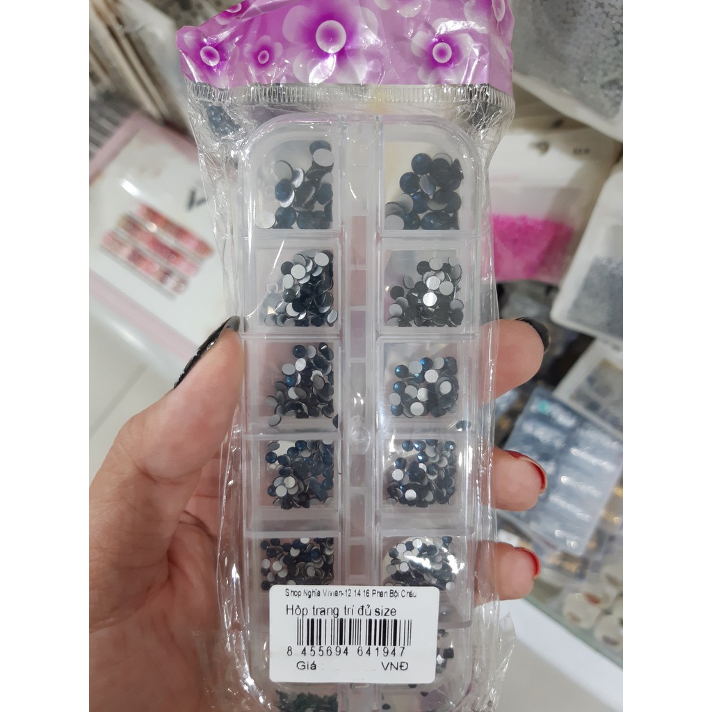 Hộp trang trí móng tay đủ size (NA5334)