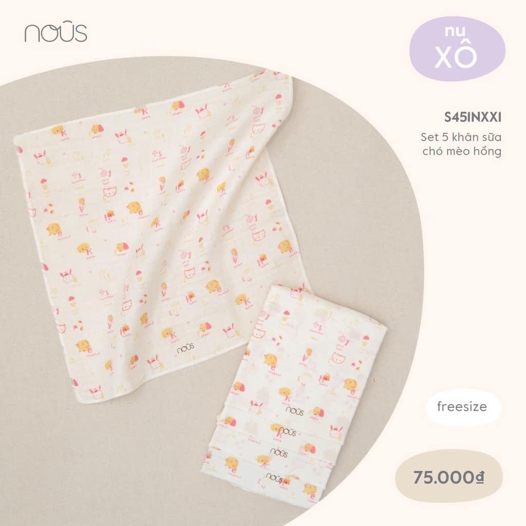 Set 5 khăn sữa - NOUS