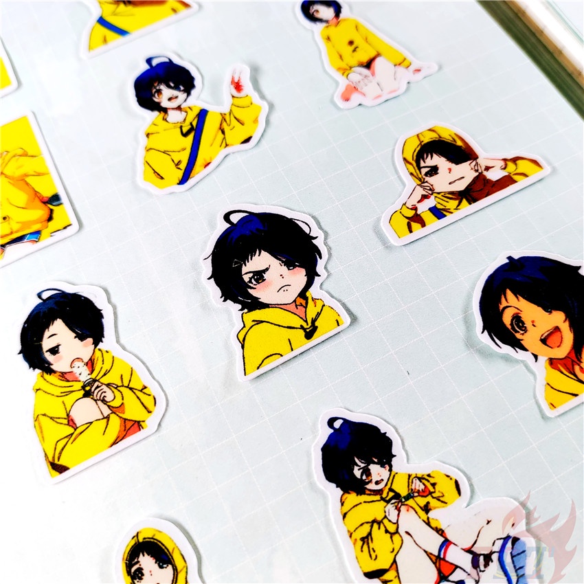 ★★★ Sticker Dán Trang Trí Nhật Ký Q-2 Hình Wonder EGG ★★★ Set 48 Miếng Dán Trang Trí Album Thời Trang DIY