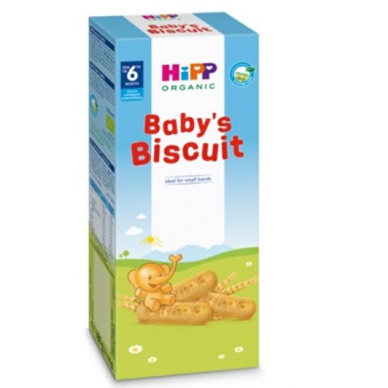 Bánh Quy Ăn Dặm HiPP Organic Baby's Biscuits 150g Cho Bé Từ 6 Tháng