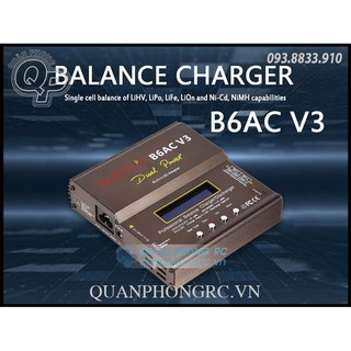 Bộ sạc cân bằng nâng cấp Sevenchip iMAX B6AC V3 80W LiHV / LiOn / LiPo / LiFe / NiCd / NiMH
