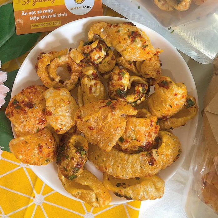 Da heo mắm hành hủ 150g thơm ngon đậm đà vị mắm hành ăn là ghiền | Ăn Vặt Jamay Food