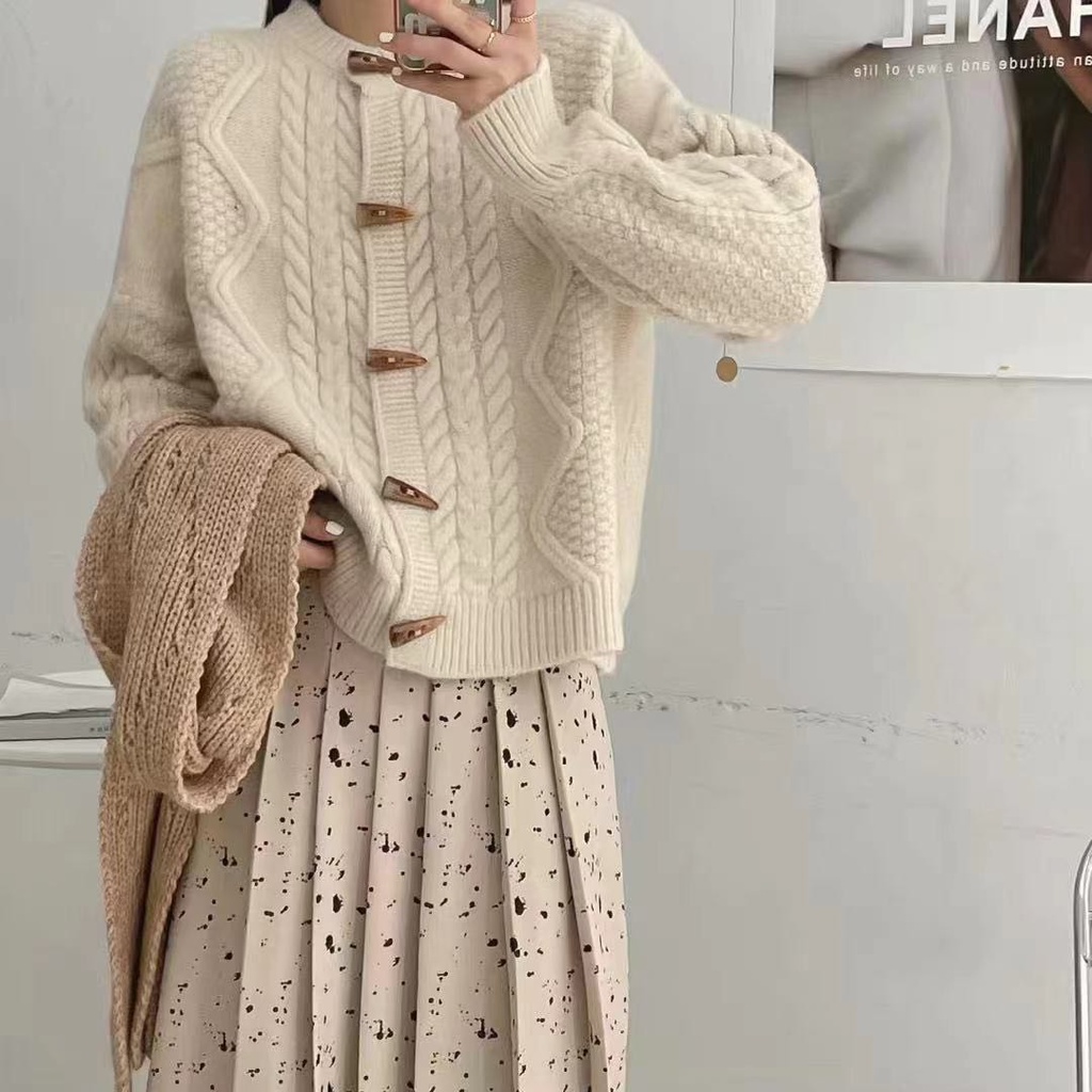 Áo Khoác cardigan Dệt Kim Thời Trang Hàn Quốc 2022