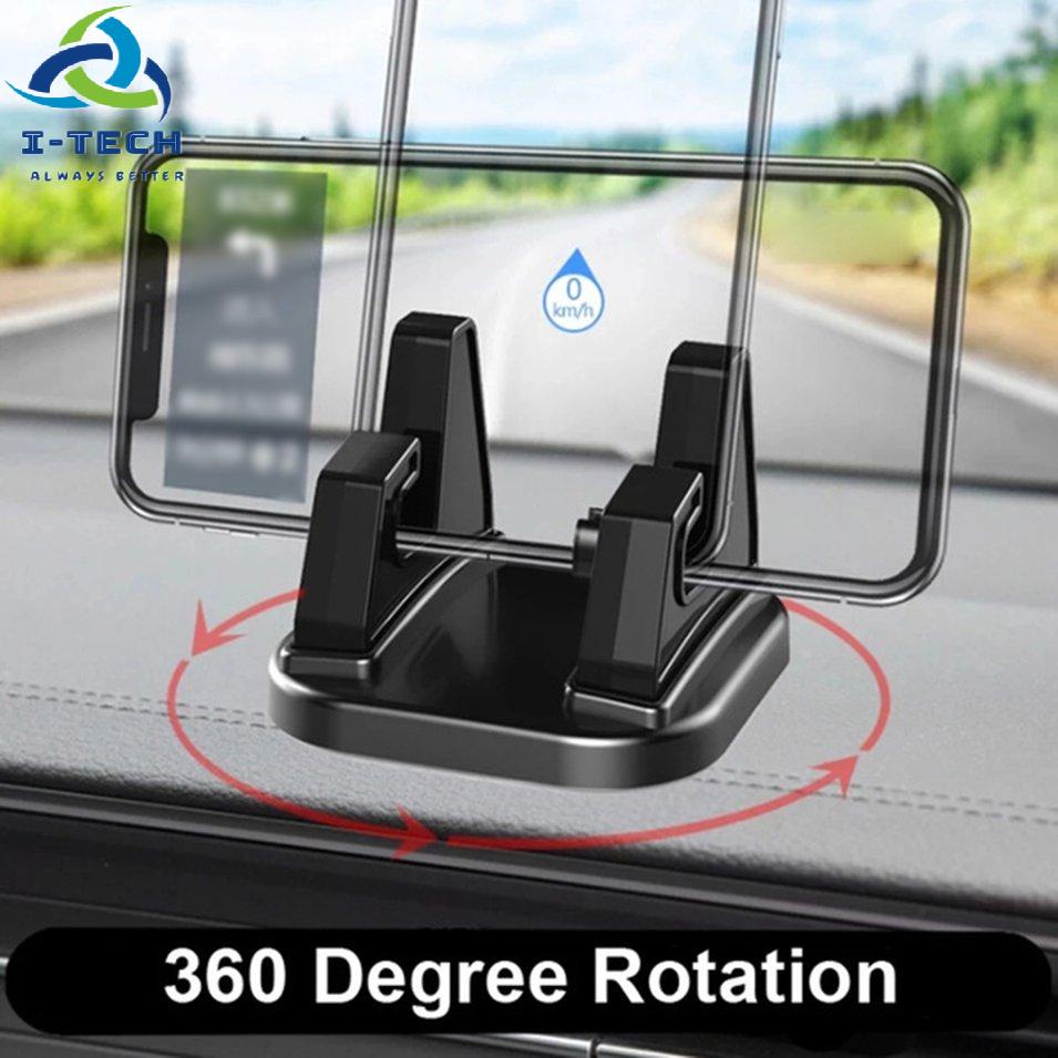 ⚡Khuyến mại⚡360-degree Rotating Fixed Car Phone Anti Slip Holder Silicone Desktop Bracket Car Navigation Durable Bracket | BigBuy360 - bigbuy360.vn