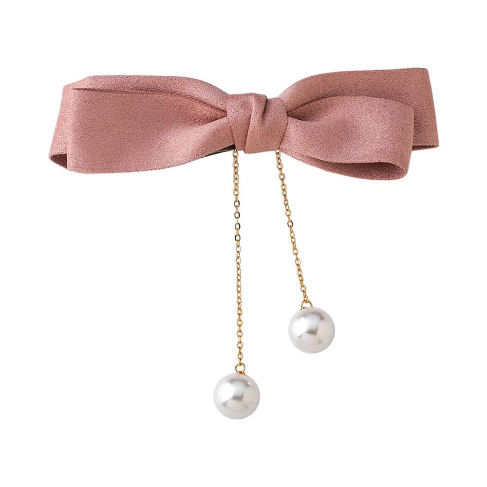 Kẹp Tóc Đuôi Ngựa Đính Nơ Tua Rua Thời Trang Cho Nữ Giá Đỡ