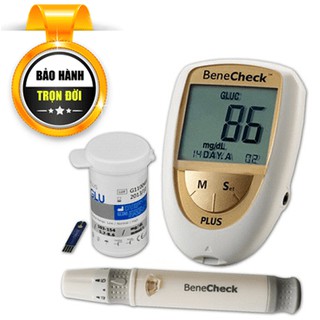 Máy Đo Đường Huyết Benecheck Plus, Máy Test Tiểu Đường Chính Hãng - Siêu Thị Y Tế