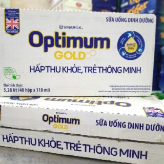 Thùng sữa Optimum Gold 110ml Vinamilk