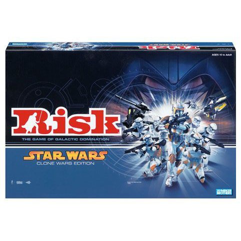 trò chơi dàn trận chiến thuật RISK : Starwars clone wars - chiến tranh các vì sao - phiên bản tiếng anh