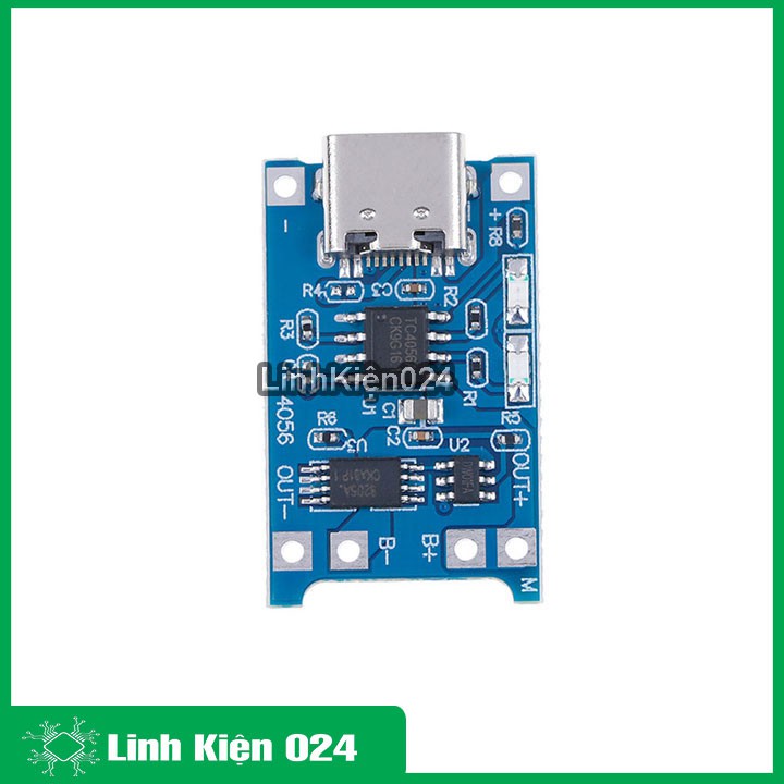 MODULE Sạc Pin TP4056 1A Micro Type-C - IC Bảo Vệ Quá Dòng - Quá Áp