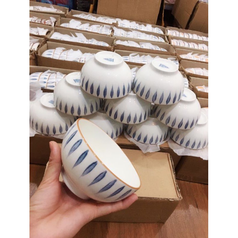 Set 10 chén sứ họa tiết