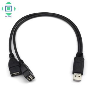 Dây cáp chia cổng usb 2.0 1 đầu đực sang 2 đầu cái