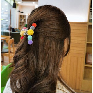 Kẹp tóc nữ đính bông họa tiết màu sắc xinh xắn siêu hot Shenzhou