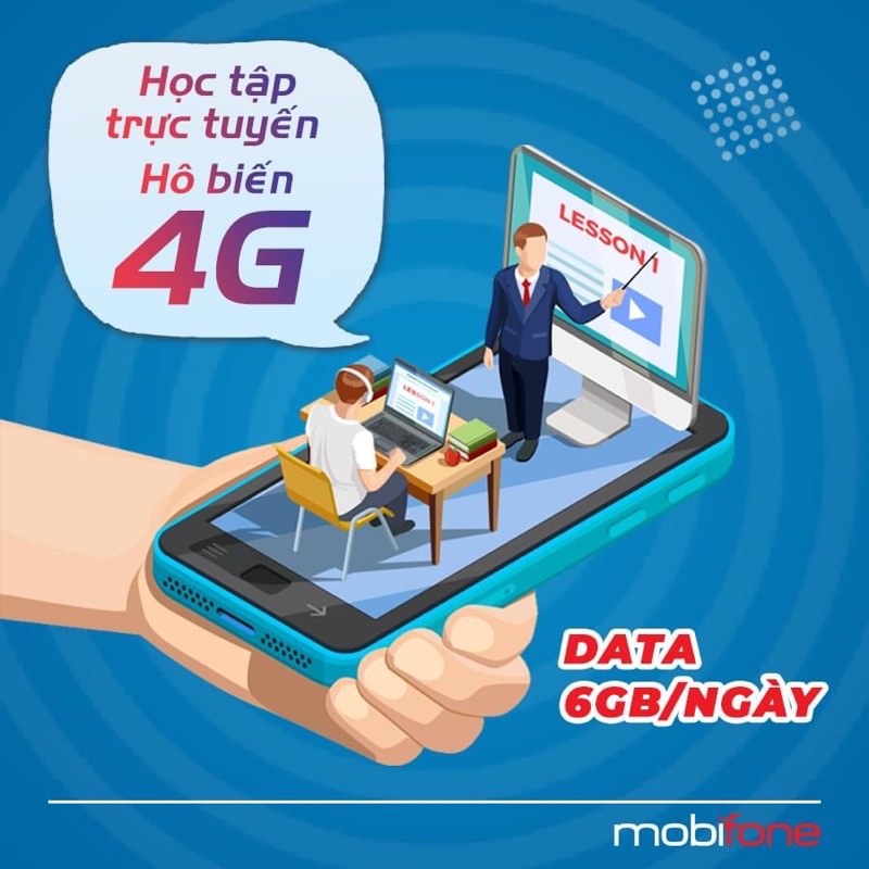 Sim 4G Mobifone CS3N CS6N 6Gb tốc độ cao sim data vào mạng thả ga miễn phí 6 tháng