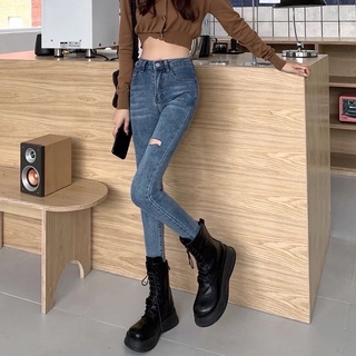 Quần jean ôm qc topshop rách slimet siêu xinh