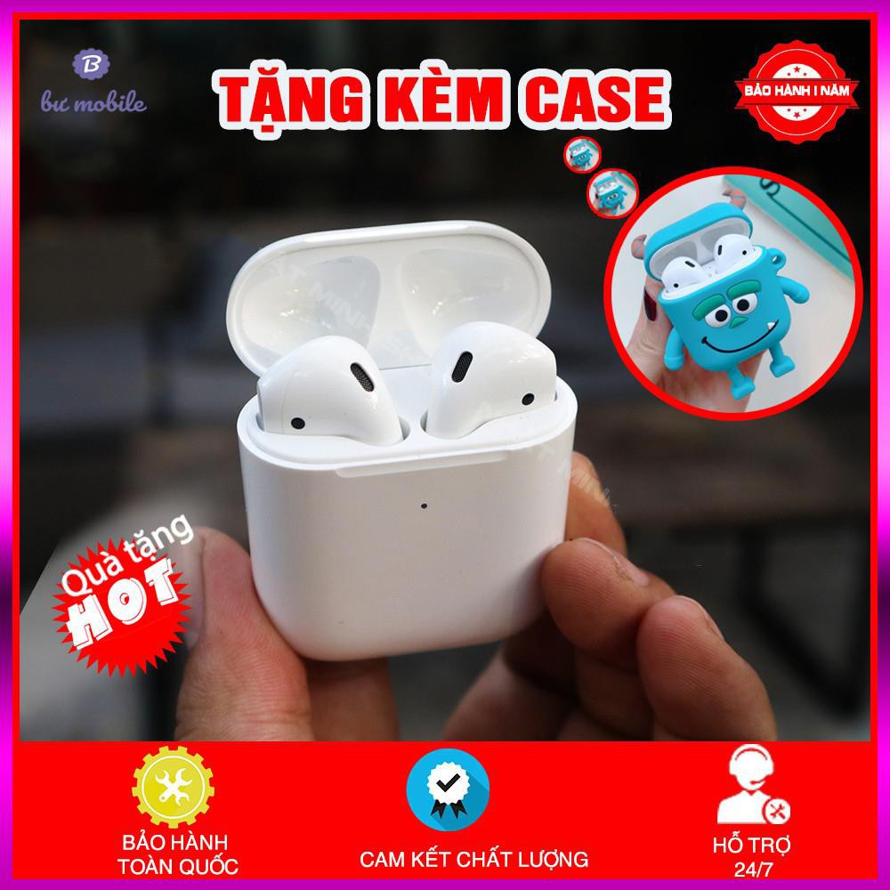 Tai Nghe Airpods 2 Bản cao cấp nhất - Định Vị - Đổi Tên - Sạc Không Dây - Tháo Tai Dừng Nhạc - Pin trâu 2021 | BigBuy360 - bigbuy360.vn