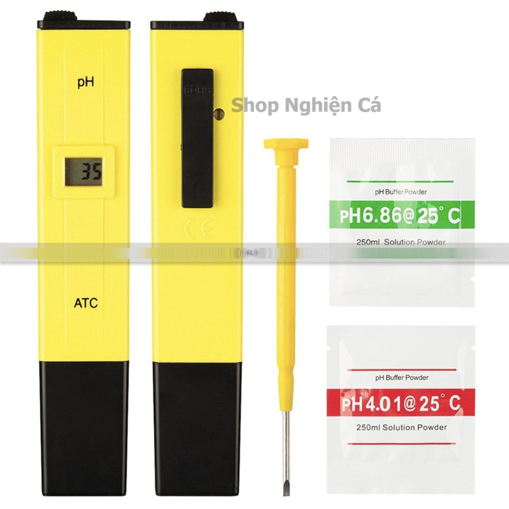Bút đo độ PH nước ATC thử tính kiềm axit nước, bảo hành 1 tháng, đã hiệu chỉnh độ chính xác cao