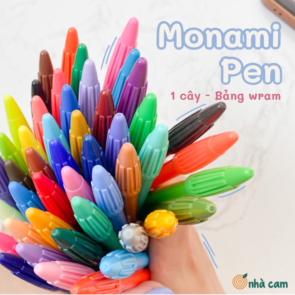 [Warm Series] Bút Monami Plus Pen 3000 Nhà Cam (P2)