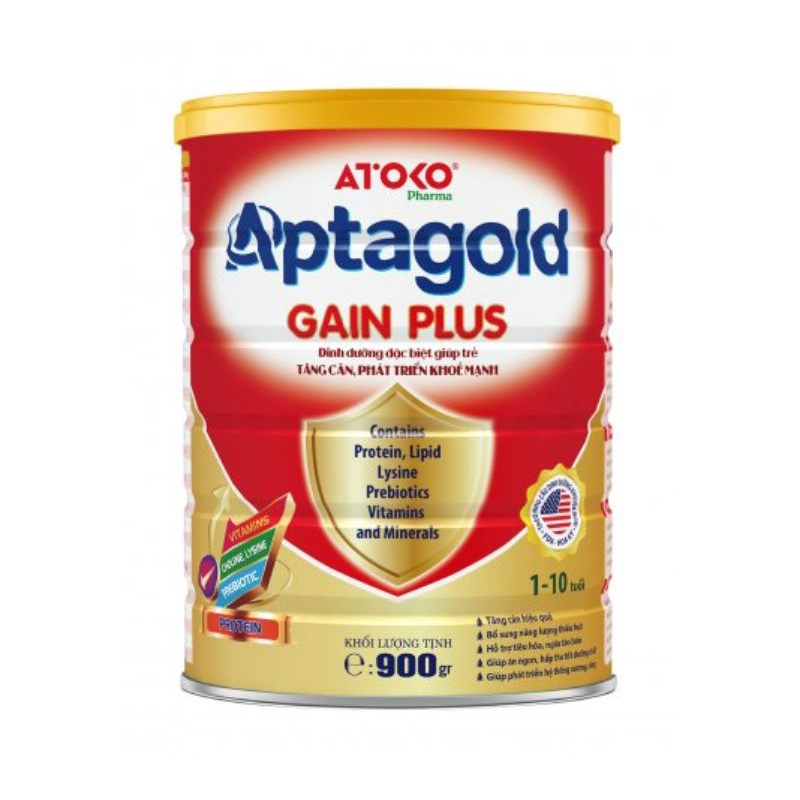 Sữa Aptagold Gain Plus 900g
