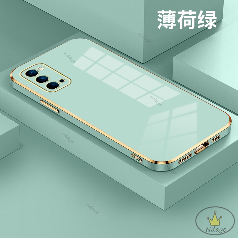 Ốp lưng OPPO Reno4 Reno5 Reno6 A93 A94 Reno6Z Reno7 Điện Thoại Tpu Màu Trơn Bảo Vệ Camera Cho Ốp OPPO Reno4 NDYZB