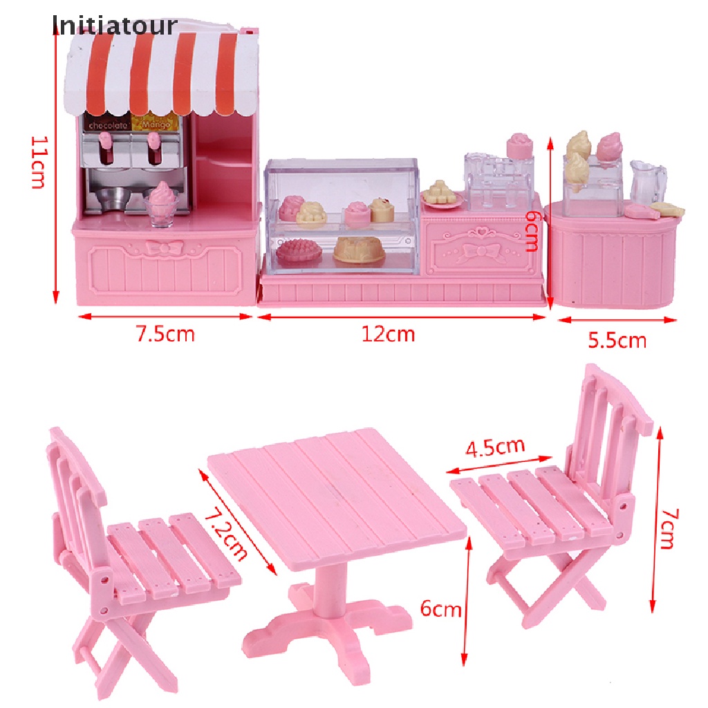 Mô Hình Tủ Kem Mini Tỉ Lệ 1: 12 Trang Trí Nhà Búp Bê