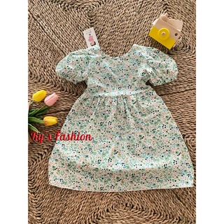 Váy hoa bé gái cotton A01