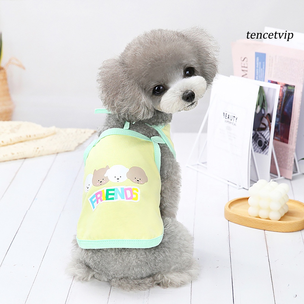 Áo Thun Cotton Màu Trơn Thoải Mái Cho Thú Cưng