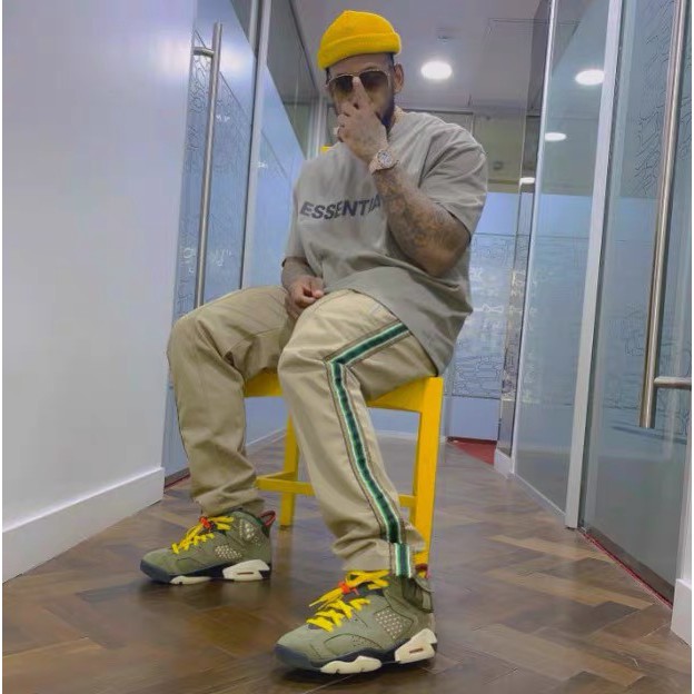 Áo thun tay lỡ Essentials chữ in nổi xám ghi , áo thun nam nữ unisex,Cocmer_vn | BigBuy360 - bigbuy360.vn