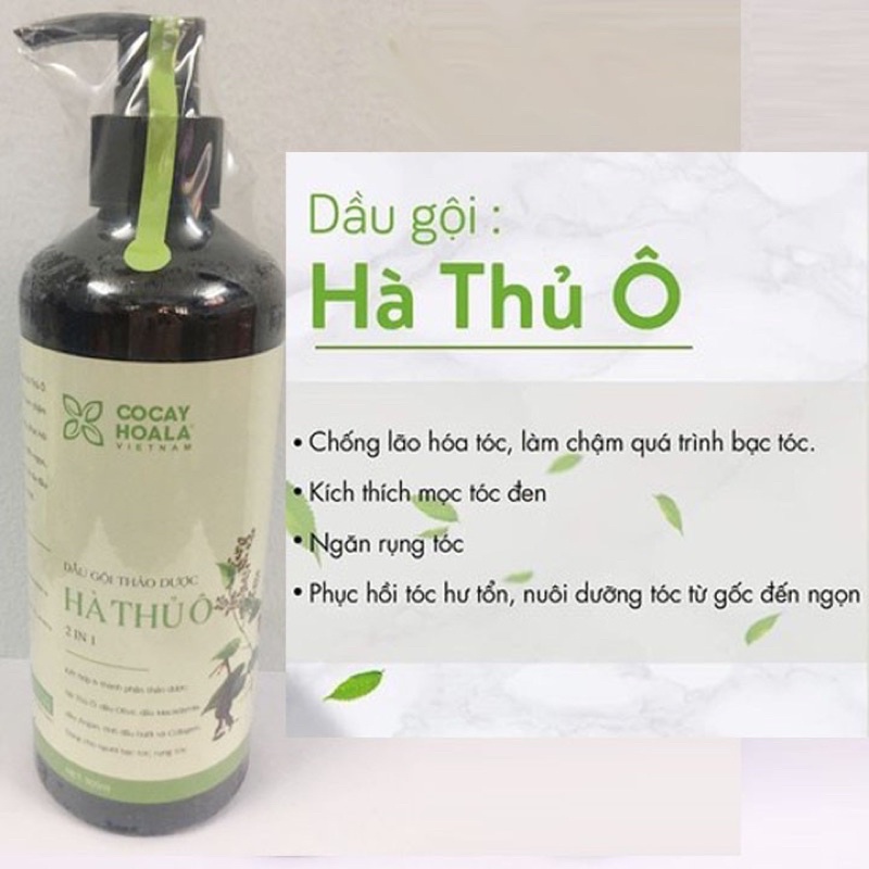 Dầu gội hà thủ ô 800ml