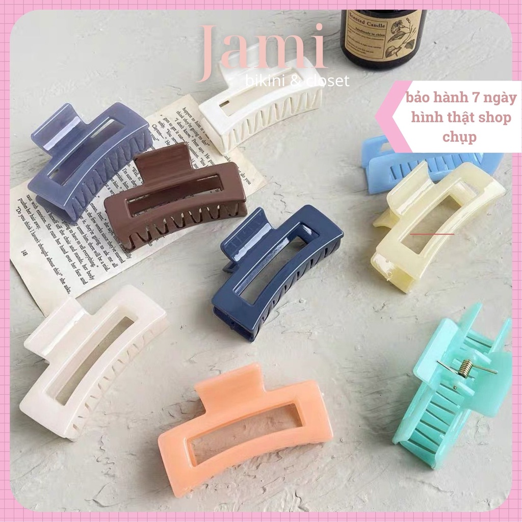 KẸP CÀNG CUA HÀN QUỐC, KẸP TÓC NỮ, KẸP CÀNG CUA CHẤM, TRƠN HÀN QUỐC - JAMI PKT_KEPCC_0089