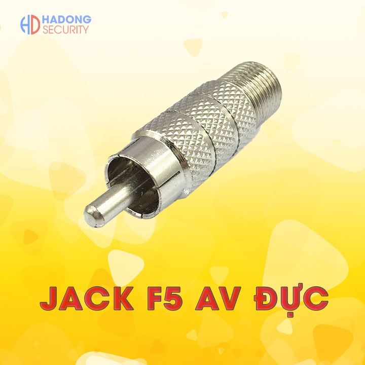 Jack av hoa sen vặn F5 loại tốt, một cặp đầy đủ 2 jack