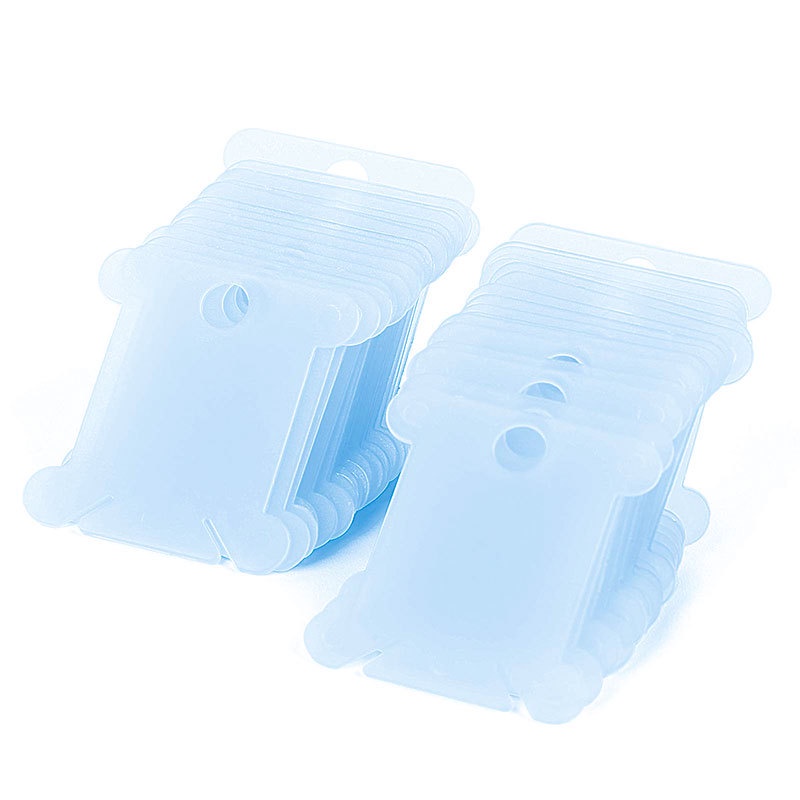 Combo 10 thẻ nhựa quấn len, chỉ thêu...