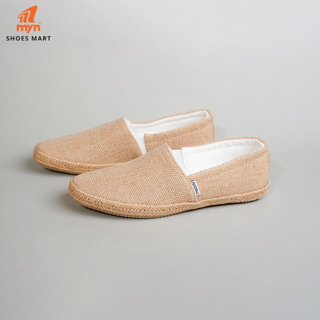 Giày Lười Nam SL08  Nanu Đế cói Basic