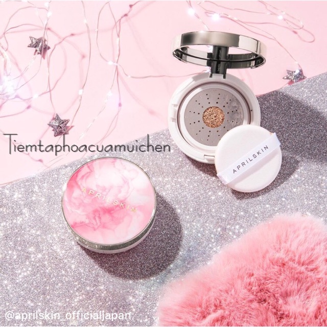 [Chính hãng] Phấn Nước Siêu Mỏng Nhẹ Cho Lớp Nền Tự Nhiên April Skin Magic Essence Shower Cushion SPF 50+ | BigBuy360 - bigbuy360.vn