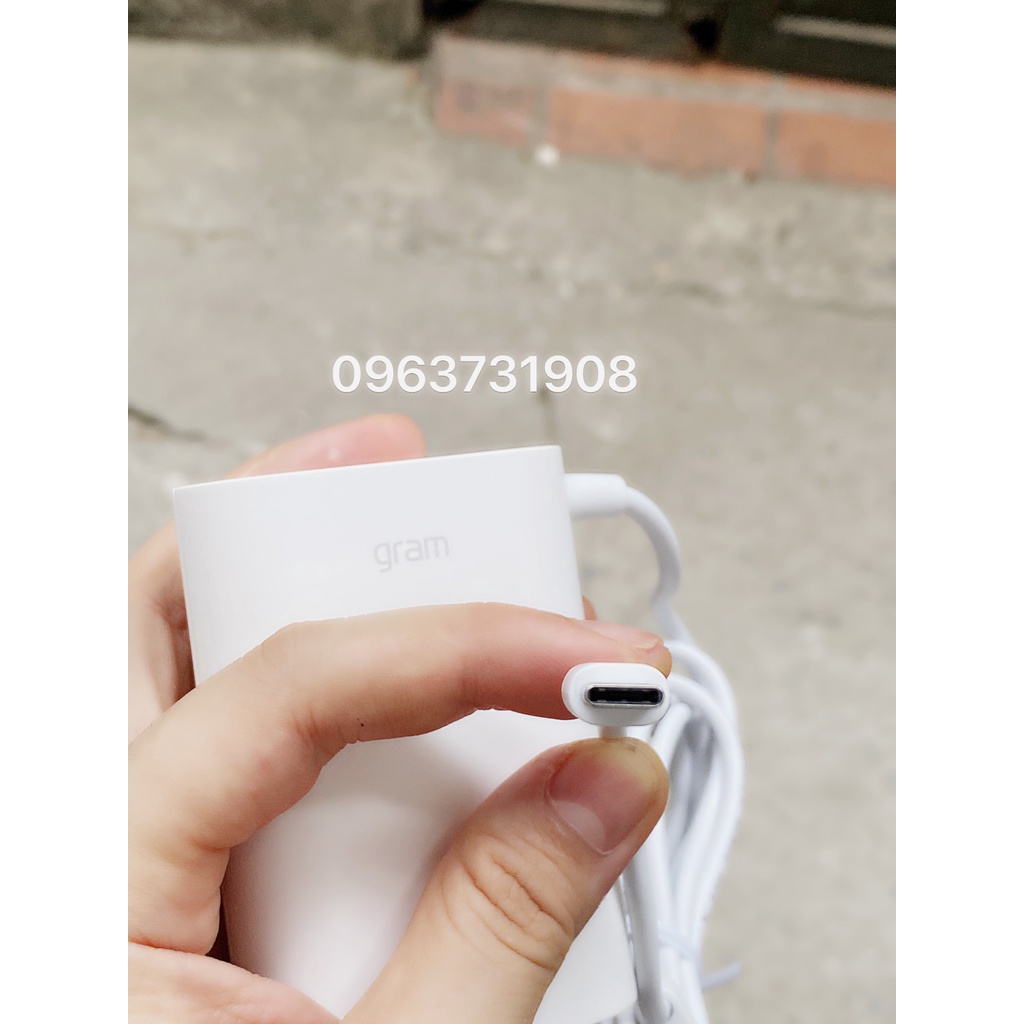 Adapter sạc Laptop LG Gram 2021 17Z90P-G.AH76A5,16Z90P-G.AH75A5 zin bóc máy