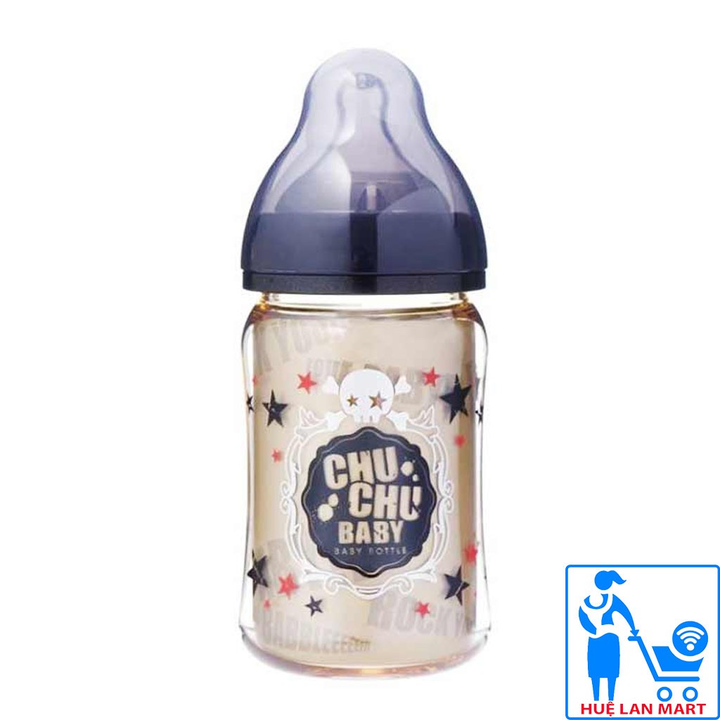 Bình Sữa PPSU ChuChu Baby Cổ Rộng 160ml