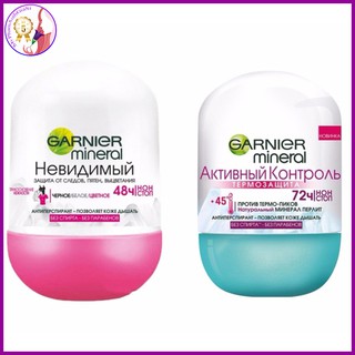 Lăn khử mùi kháng khuẩn garnier mineral 48h
