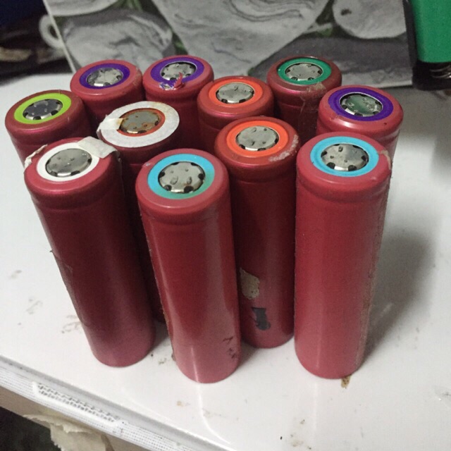 Cell sanyo cũ chuyên dùng cho pin sạ dự phòng,đèn pin siêu sáng,quạt sạc 3 cấp độ.......