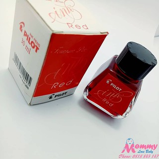 Mực viết Pilot 30ml, màu đỏ, mực cao cấp
