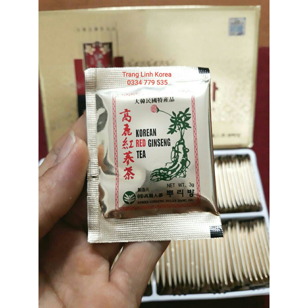  Trà hồng sâm hàn quốc đặc biệt - Trà sâm chính hãng hộp 100 gói - tranglinhkorea | BigBuy360 - bigbuy360.vn