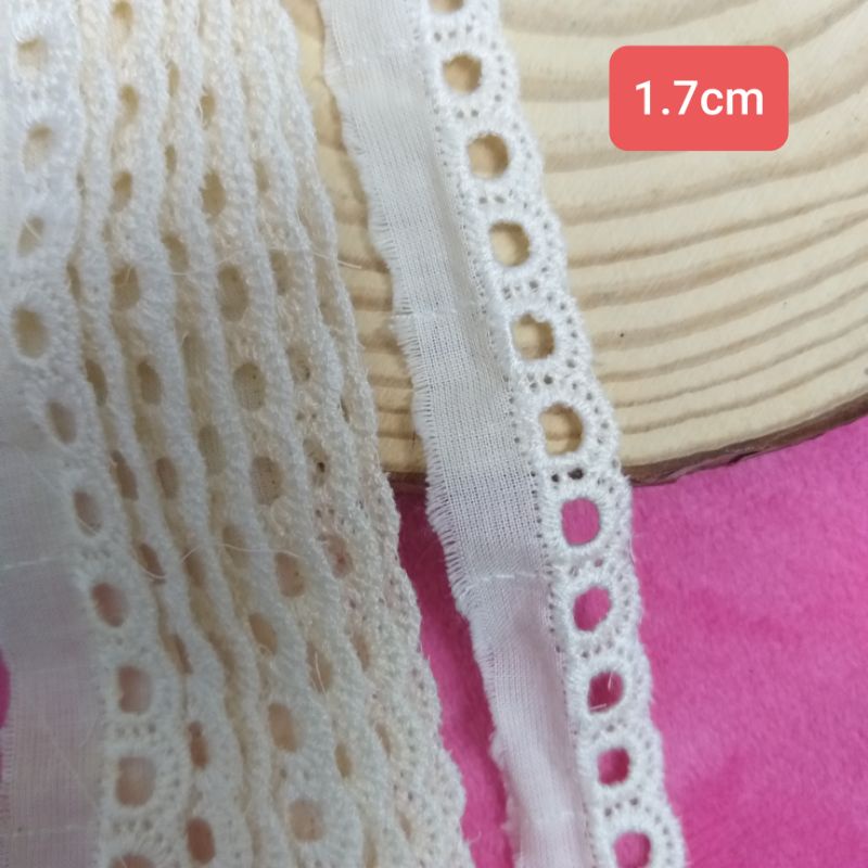 Ren thô boi , màu kem  và màu kem đậm , size 1.7cm đến 5 cm .